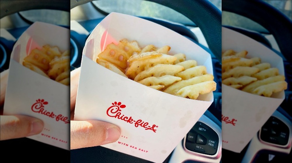 Waffle fries from Chick-fil-A