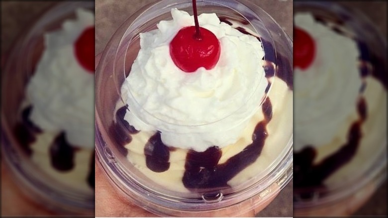 Chick-fil-A chocolate sundae