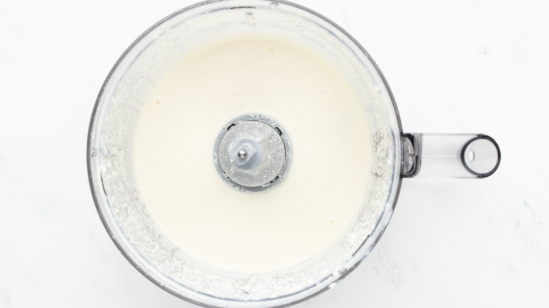 feta dressing in food processor bowl