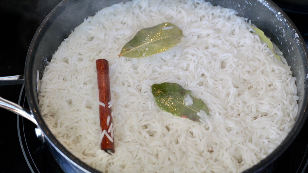 Par-cooked basmati rice