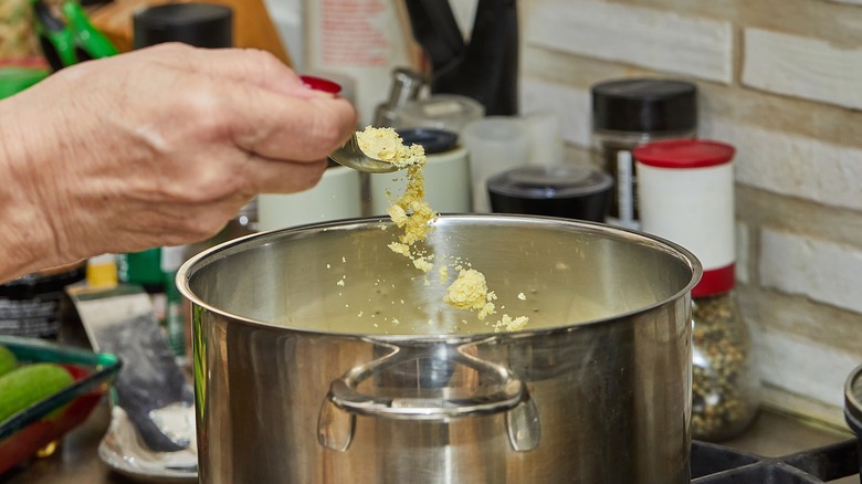 cooking with chicken bouillon powder