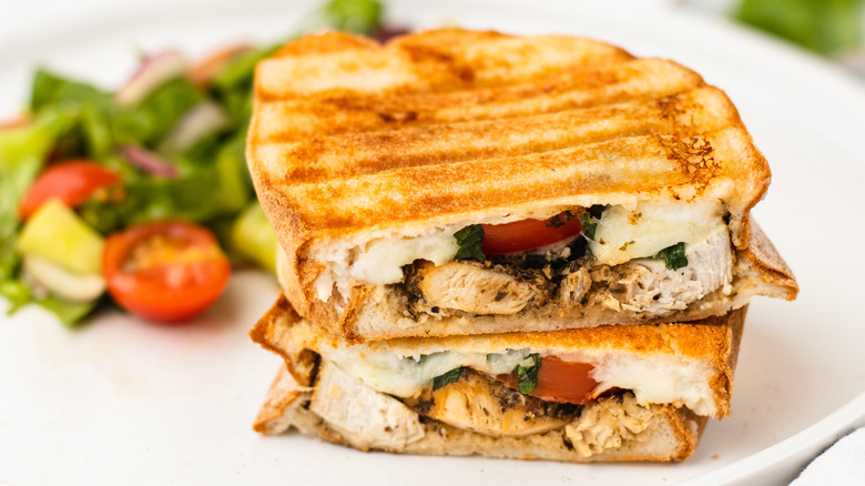 chicken caprese panini