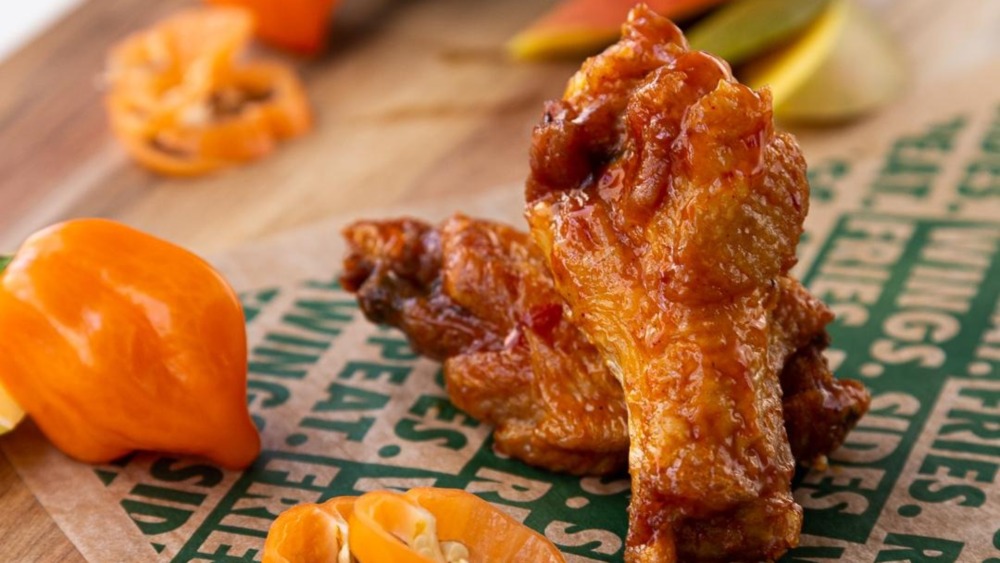 Wing Stop glazed wings