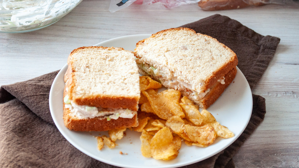 Chicken salad sandwich directions