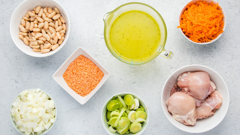 chicken vegetable bean stew ingredients