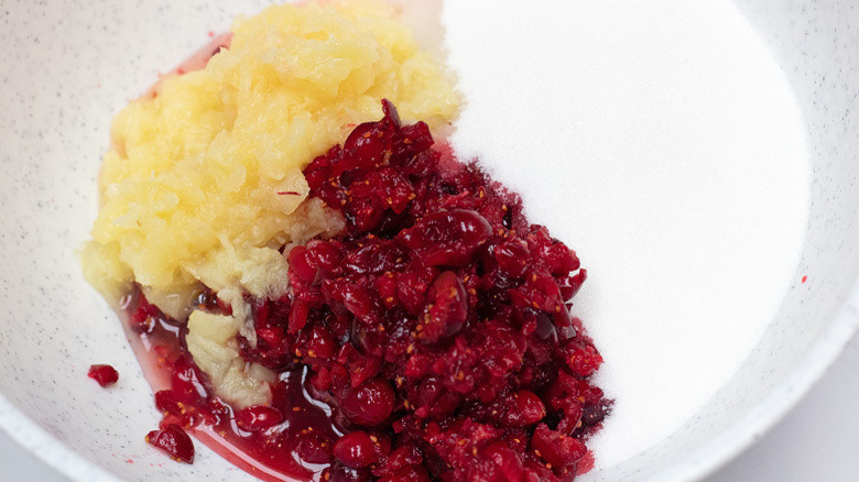 cranberry pineapple sugar mix