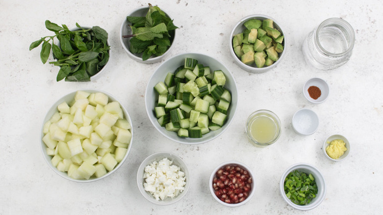 cucumber melon soup ingredients