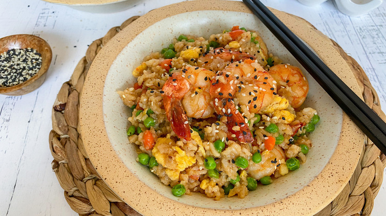 fried rice with shrimp