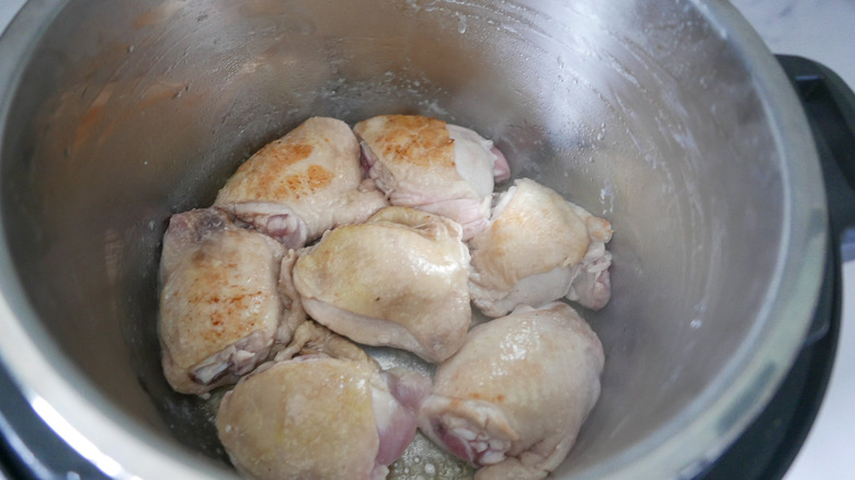 chicken thighs in Instant Pot 