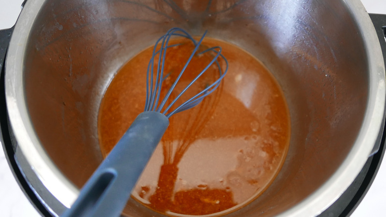 sauce in Instant Pot 