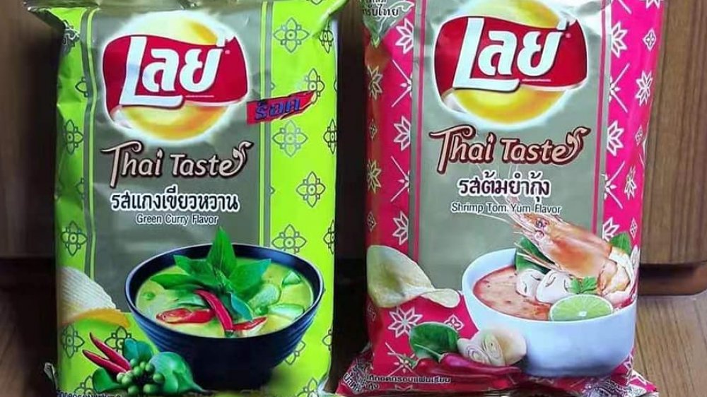 Thai soup-flavored chips