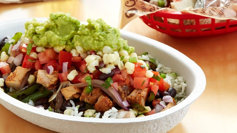 Chipotle burrito bowl