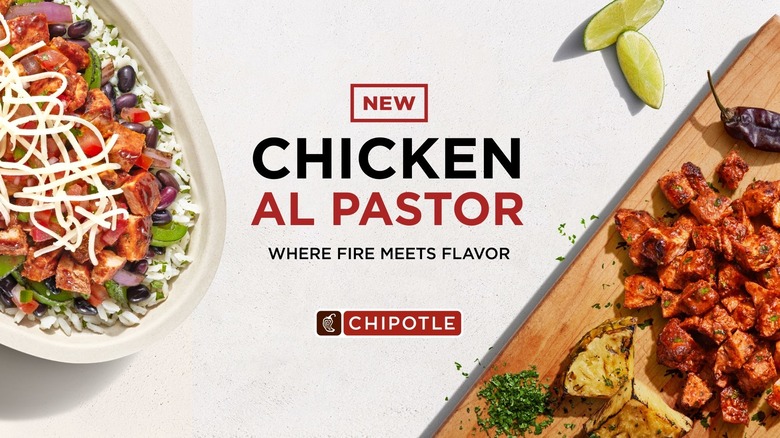 Chicken al pastor from Chipotle