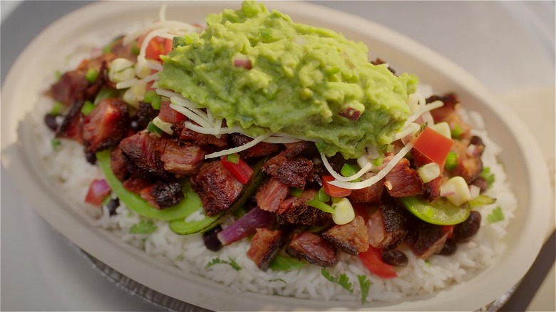 Chipotle smoked brisket bowl