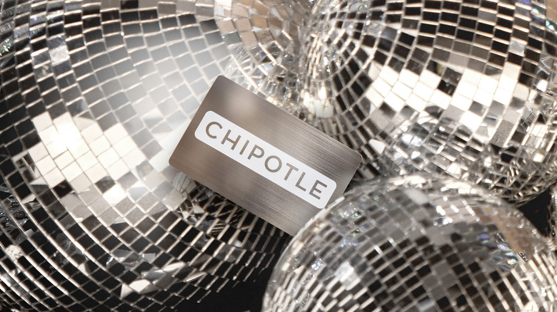 Chipotle stainless steel gift card