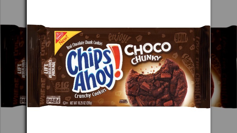 A package of Chips Ahoy Choco Chunky cookies