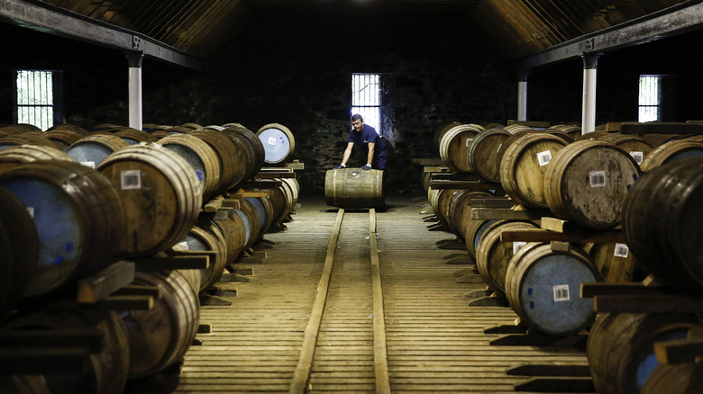 Casks at Strathisla