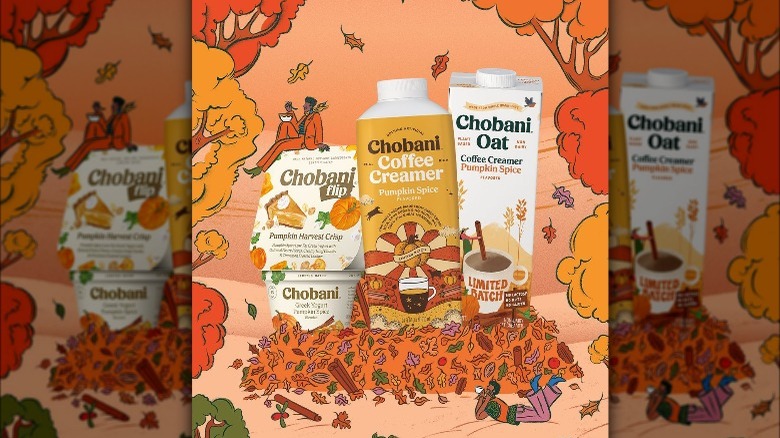 Chobani pumpkin spice fall 2022 products