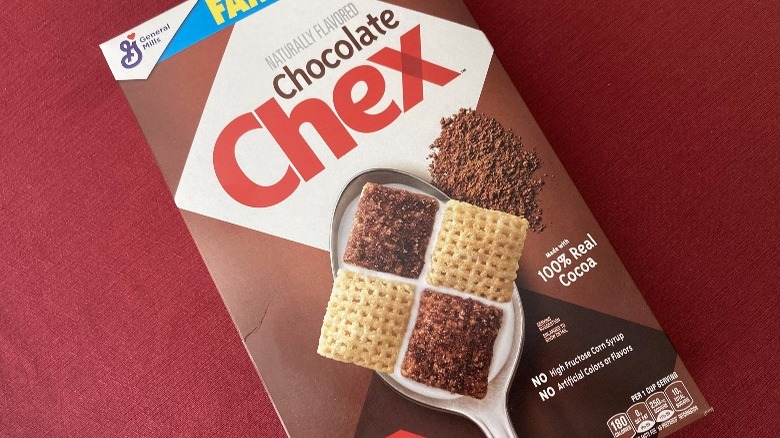 box of chocolate chex