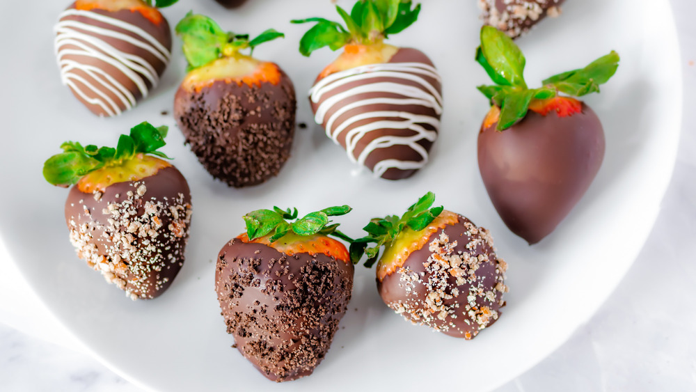 Chocolate-covered strawberries 