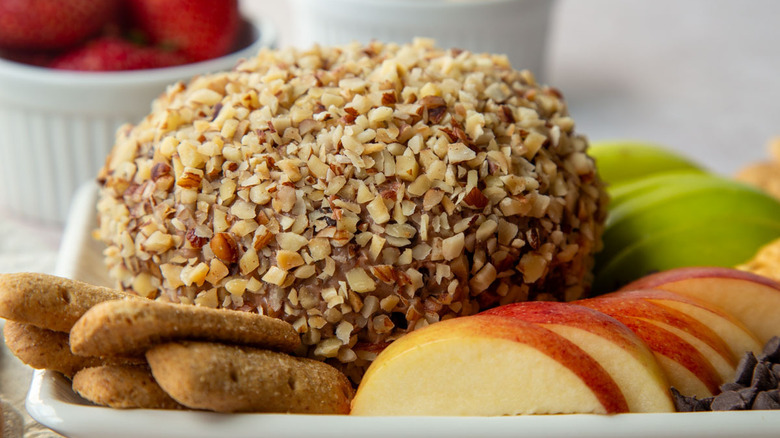 cream cheese hazelnut ball