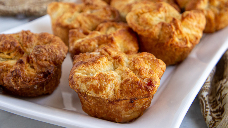 platter of chocolate kouign-amann