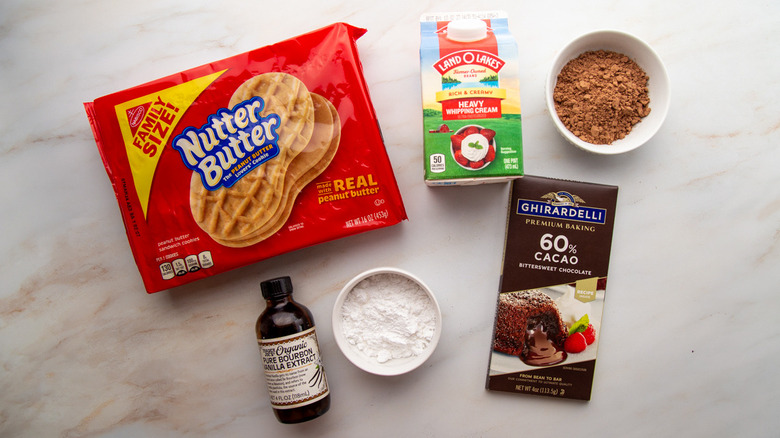 chocolate peanut icebox cake ingredients