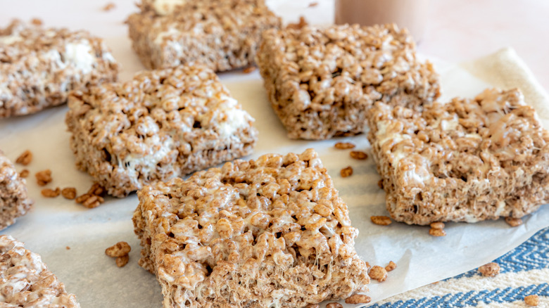 Chocolate Rice Krispie treats