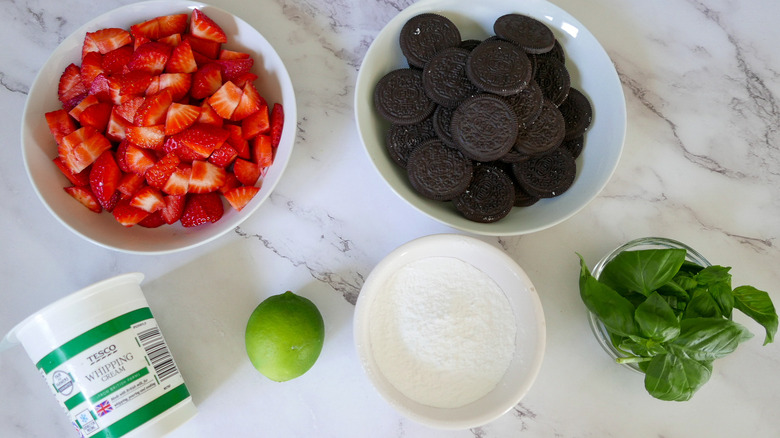 ingredients chocolate strawberry icebox cake