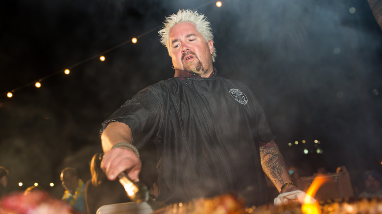 Guy Fieri cooking