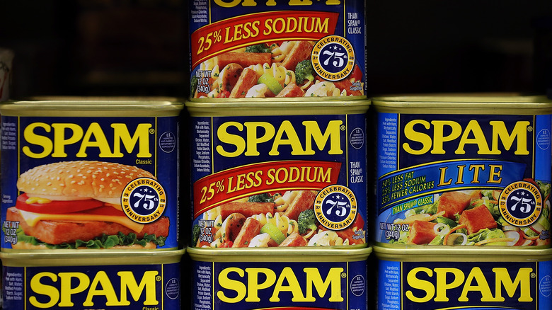 Cans of spam