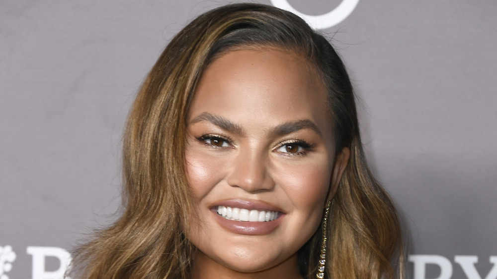 Chrissy Teigen smiling