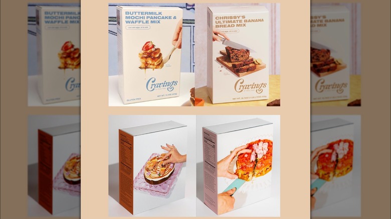 Cravings and The Cakes baking mixes