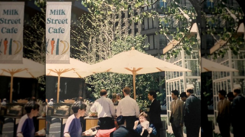 Exterior of Milk Street Cafe 