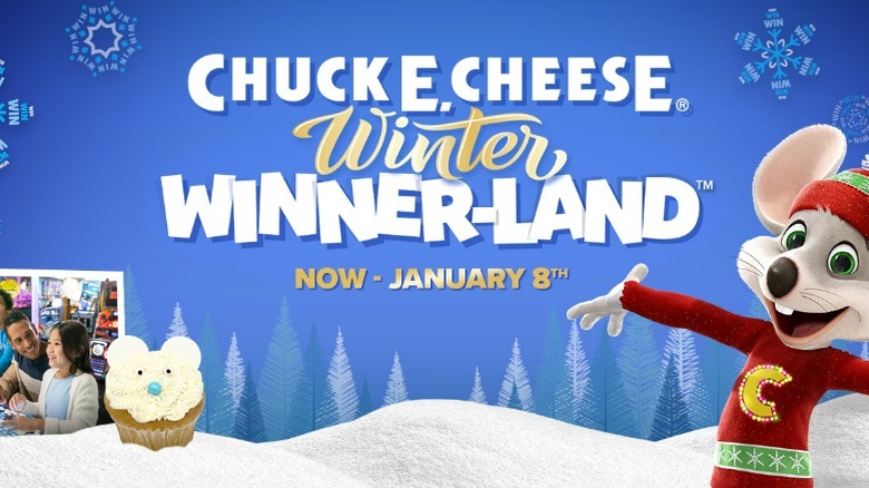 Chuck E Cheese "Winter Winnerland" promo