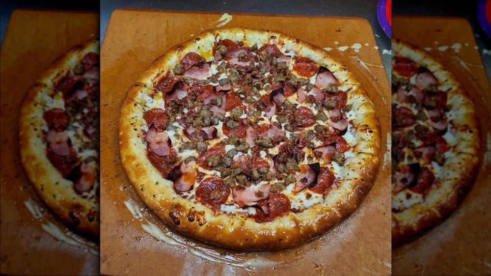 Chuck E. Cheese's Five Meat Pizza