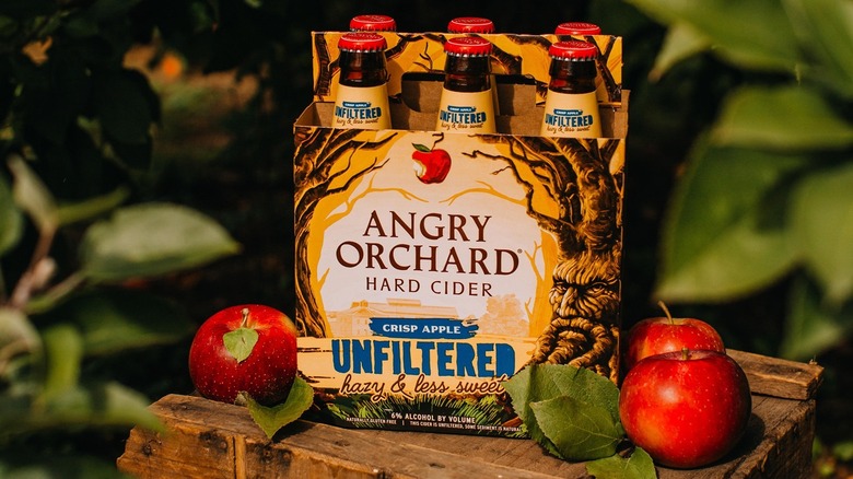 bottles of angry orchard easy apple cider