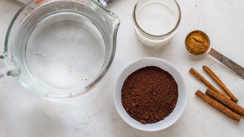 ingredients on counter 