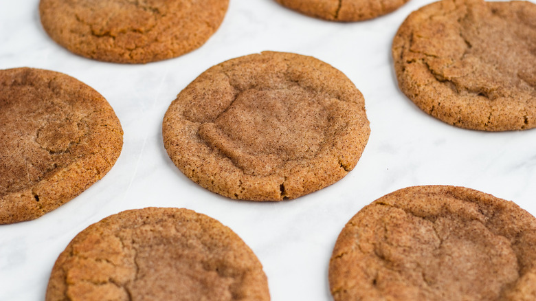 cinnamon sugar cookies on counter