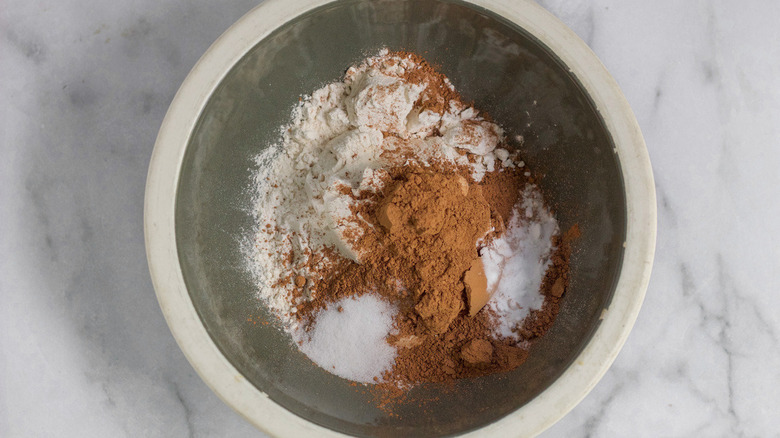 dry ingredients in a bowl