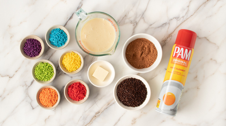 ingredients for making brigadeiros