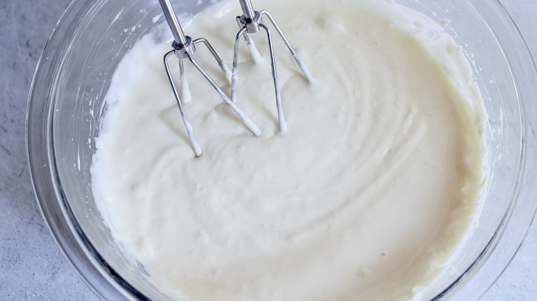 creamy mixture in bowl