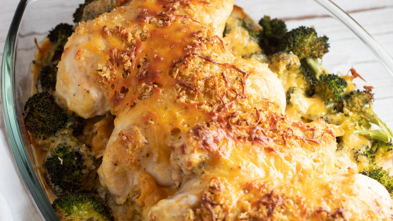 oven-baked chicken Divan