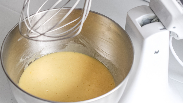 lemon chiffon cake batter