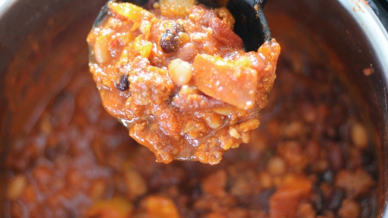 sweet potato and chorizo chili