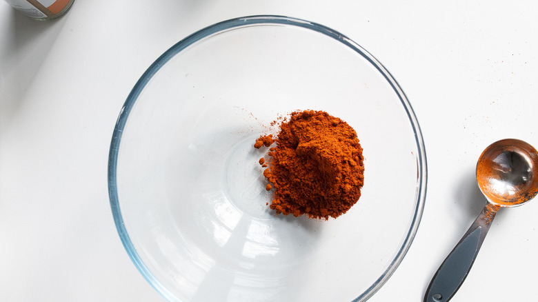 chili powder in a bowl