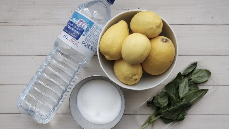 ingredients for lemonade