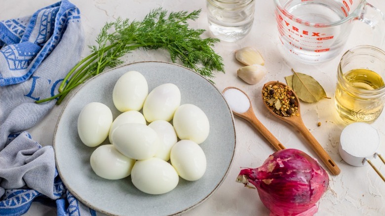 ingredients for pickled eggs
