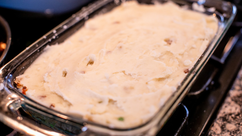 classic shepherd's pie cooking