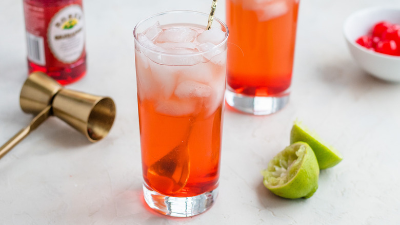 shirley temple in glass 